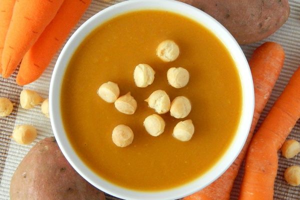Zupa z batatów i marchewki