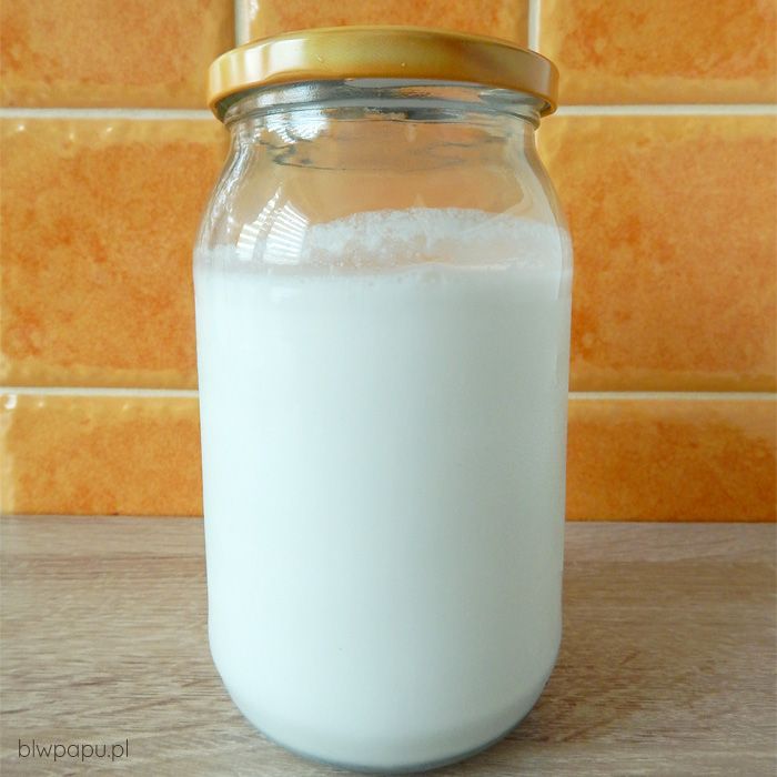 Mleko kokosowe zrobione w domu
